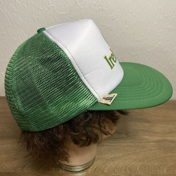 Vintage Shandon Headwear Ireland Hat Cap Irish Clover Mesh Foam Snapback Trucker - Picture 5 of 16